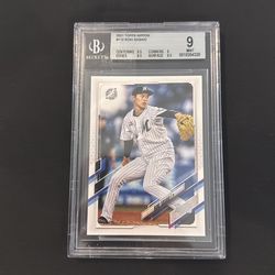 Roki Sasaki 2021 Topps Nippon BGS 9