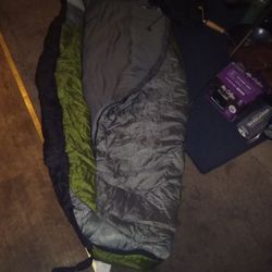 Here Is The Sleeping Bag All Open And All Good. 
