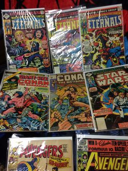 Comics and collectibles available 1950's up