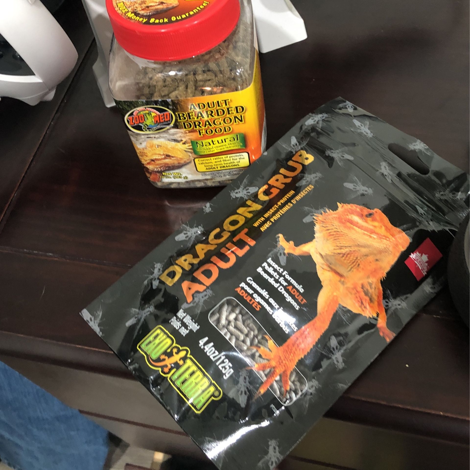 Bearded Dragon Food Bottom Is Sealed The Top Is Half Full