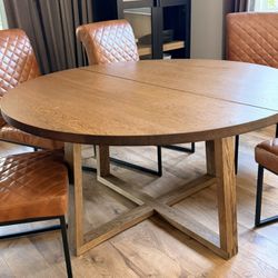 57 Inch Dining Table Round Chairs Not Included