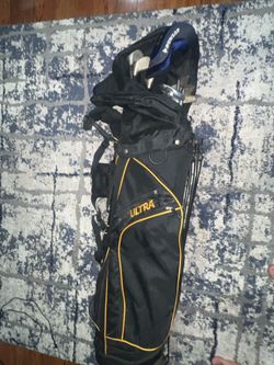 Complete Golf Club Set with Ultra Stand Bag – Northwestern / EZ Roll