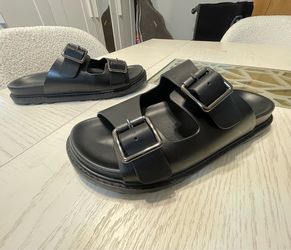 Aldo Tomos slide sandals leather 8M