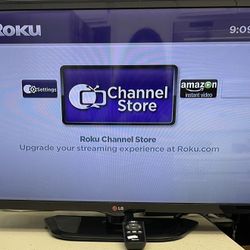 LG 32” TV model 32LN530B with Roku included