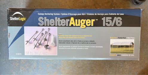 ShelterLogic ShelterAuger 15” Canopy Anchor Kit