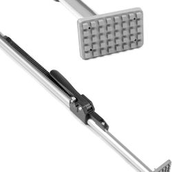 Cargo Stabilizer Bar , 60 " - 74 " Adjustable Ratcheting Cargo Bar Strong Steel Load Lock Rod Round Tube Load Bar for Full Size Trucks , Pickups