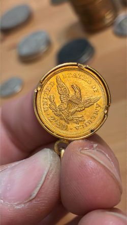 1853 $2 1/2 dollar coin