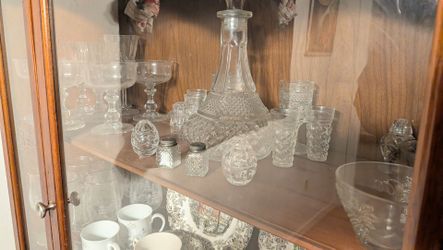 Vintage Crystal Glassware Collection