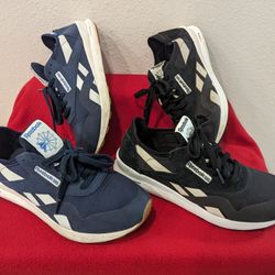 Reebok Classic Nylon SP Shoes Women’s Size 9.5 Trainers Sneakers Black and Blue $20 EACH