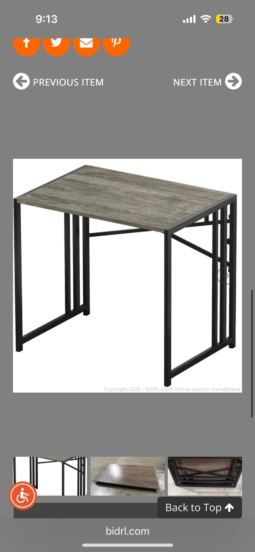 NEW Foldable Desk