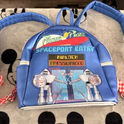 Toy Story Pizza Planet Space Entry Mini Backpack Loungefly  GLOW IN THE DARK 