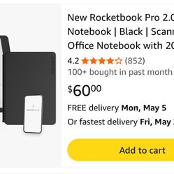 Letter Size Rocket Notebook 