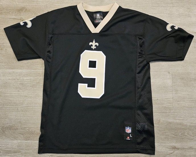 New Orleans Saints Official NFL Youth Lrg Brees Mesh Jersey 