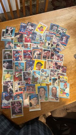 Baseball basketball n football cards
