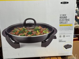Bella 12” round electric skillet