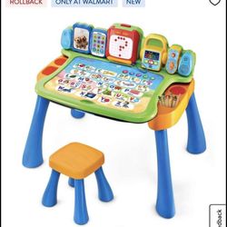 VTech Explore and Write Activity Desk Transforms into Easel and Chalkboard