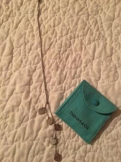 Retired Tiffani's heart drop necklace