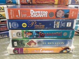 5 Disney movies VHS 📼 (SPANISH)