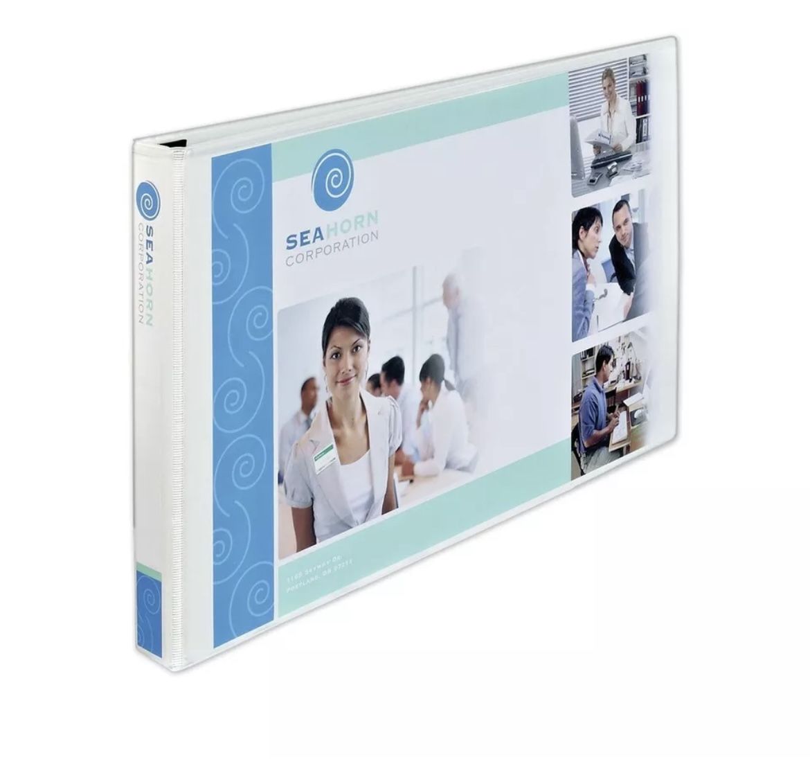 Avery 72126 Heavy-Duty 11 x 17 2" Cap 3 Rings View Binders - White New