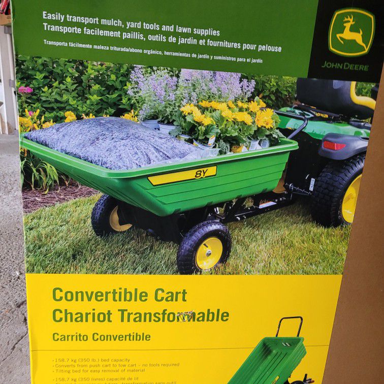 John Deere Convertible Cart - New
