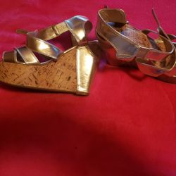 Beautiful Good Wedge Heels. Size 7.5