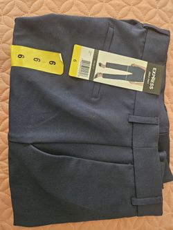 Express Navy Ankle Pant Size 6