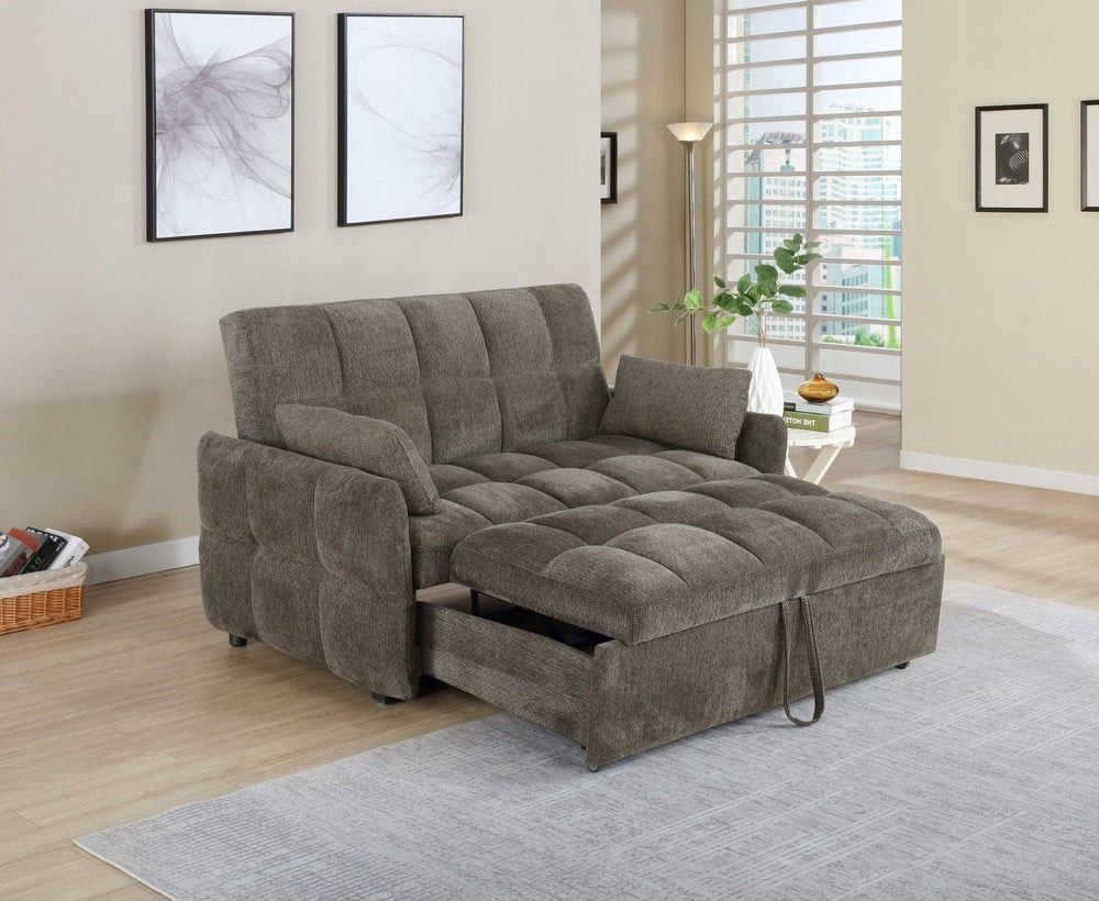 🦋Brown - Sleeper Sofa, 0 Down Payment, Contemporary Couch, Comfortable, Sameday Delivery,New Brand