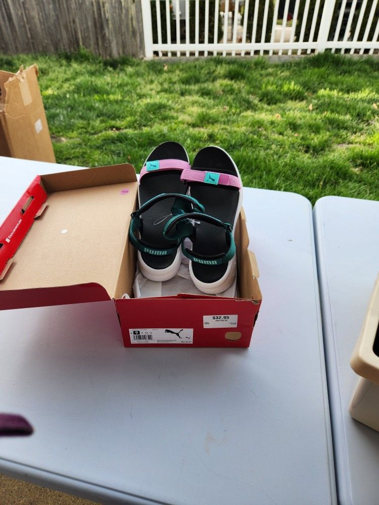 Brand New Pumas Sandals