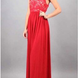 Dress Red Prom Medium Stretch Party Formal