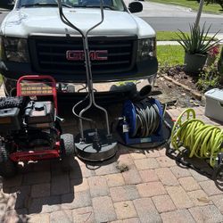Pressure Washer w/ 200’ of hose and reel - $1,200