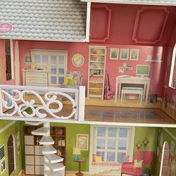 Children's Doll House PlaySet Kids Barbie Toys