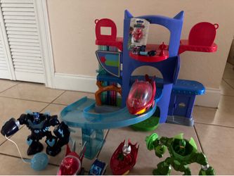 Pj Mask Headquarters with Catboy & Ghekko Robots