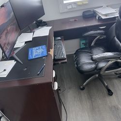 Desks And Free Chair