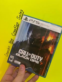 Call of Duty Black Ops 7 PS5 PlayStation 5 COD BO7 Empty Case FPS Shooter Video Game Multiplayer Zombies Campaign Read Description