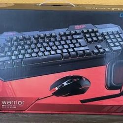 New Alpha Battle Group- 3 piece gaming set includes keyboard, mouse and headset! 