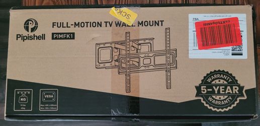 Tv full motion wall mount - new