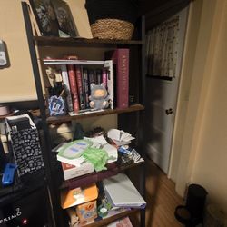 5 tier leaning ladder bookshelf