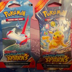Pokémon Surging Sparks Blister Packs