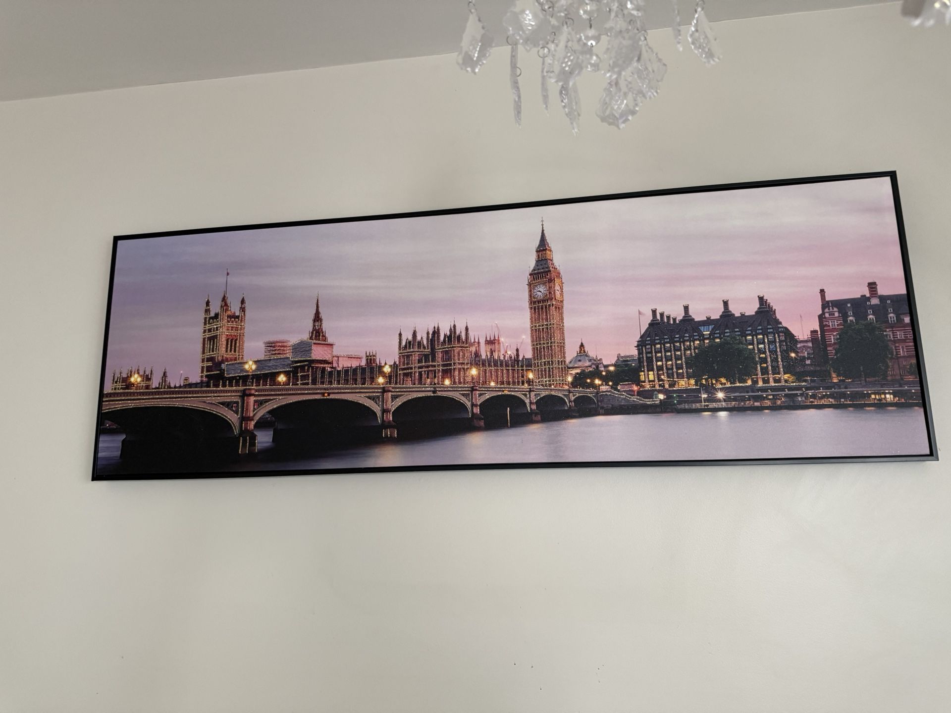 Purple London Wall Decor