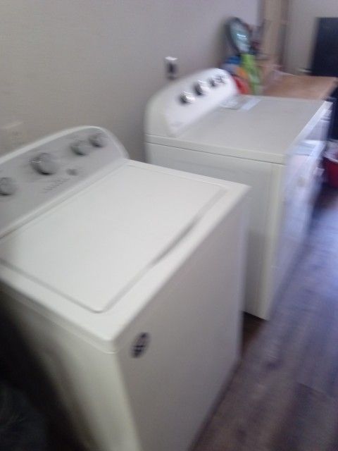 Whirlpool washer and dryer
