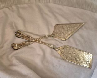 Silver plate Cake Server Set