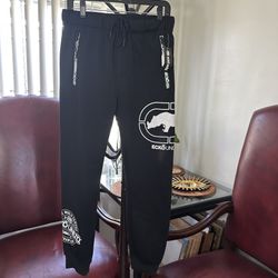 NWT ECKO UNLTD MEN BLACK FLEECE PERFORMANCE JOGGER SWEATPANTS SZ S
