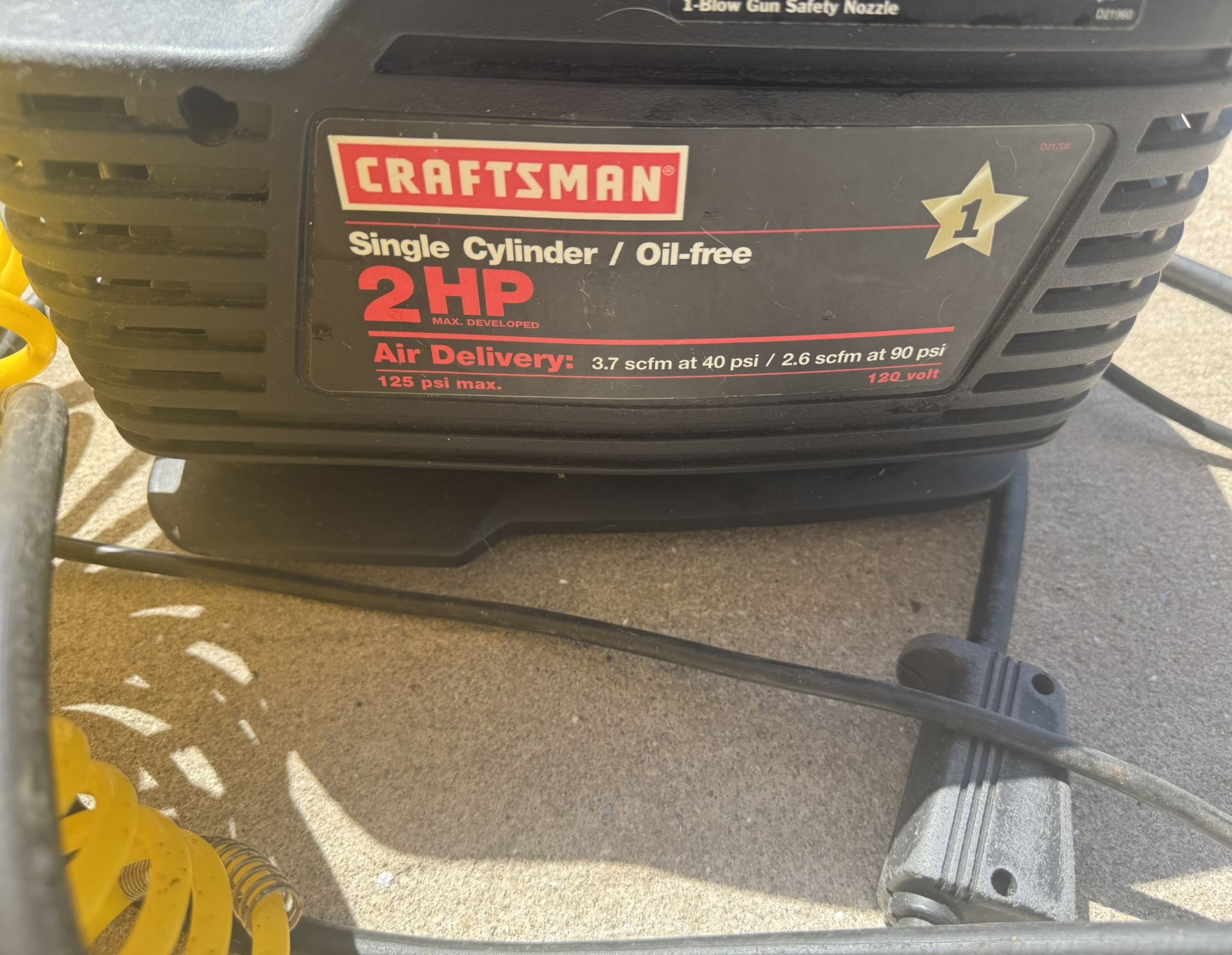 Craftsman Pro Air Compressor W Xtra Long Hose Great For Garage & Cars