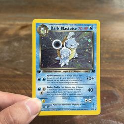 Dark Blastoise 1st Edition Holo 
