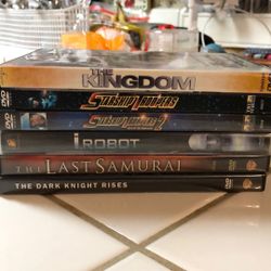 6 DVDS $1. Ea. 
