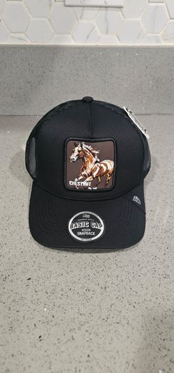 Basic Cap Chestnut Horse Snapback Trucker Hat