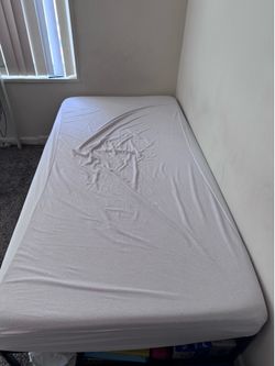 Twin XL mattress and Bed frame