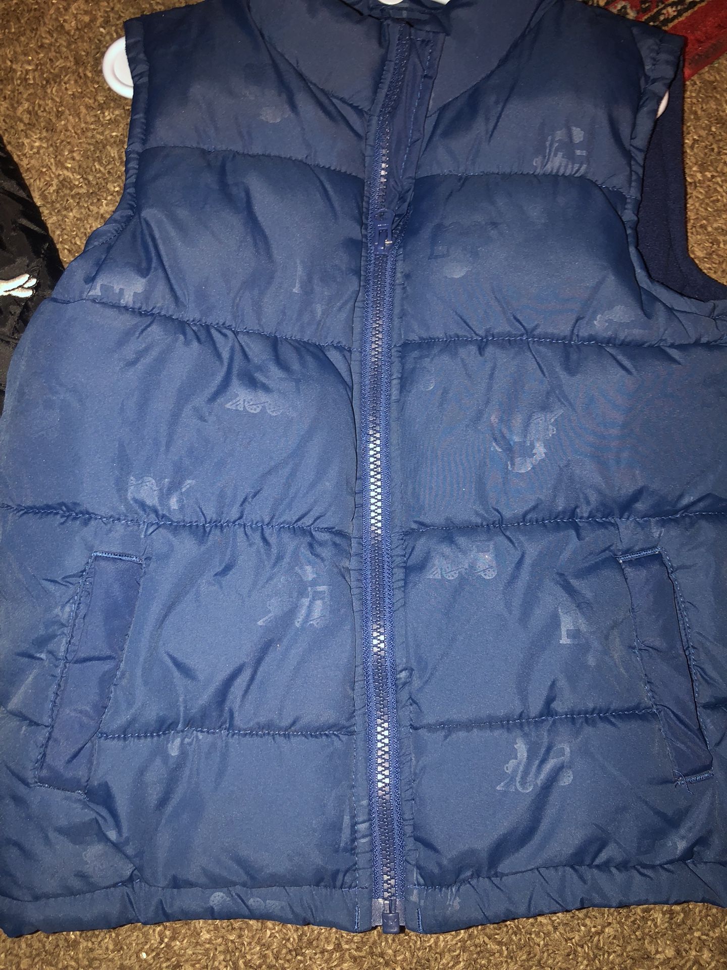 Authentic Gymboree Puffer Lined Vest Boys Sz 4t-5t