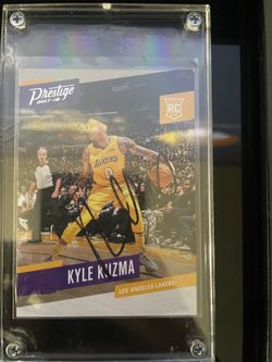 Kyle Kuzma Card Signed 