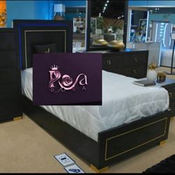 Twin Nueva En Sus Cajas Con Luz Led /colchon Aparte 